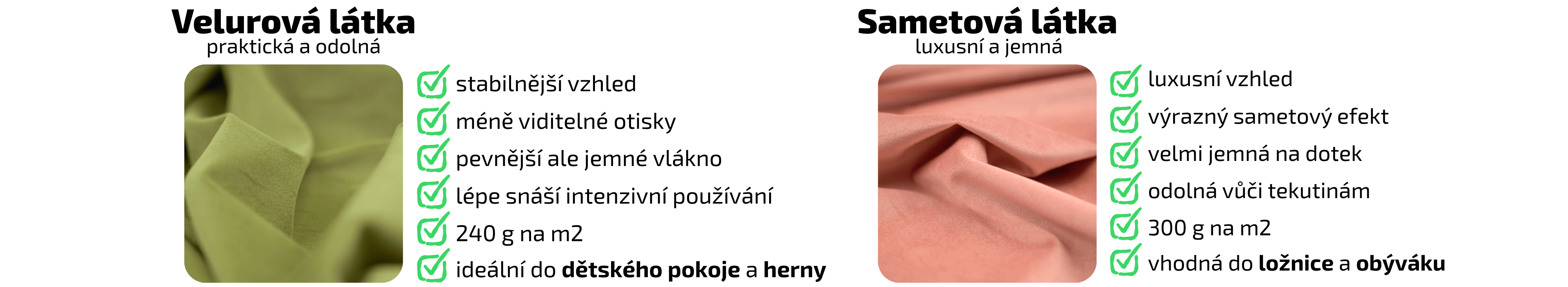 čalouněné panely, rozdíl mezi velurovou a sametovou látkou desktop